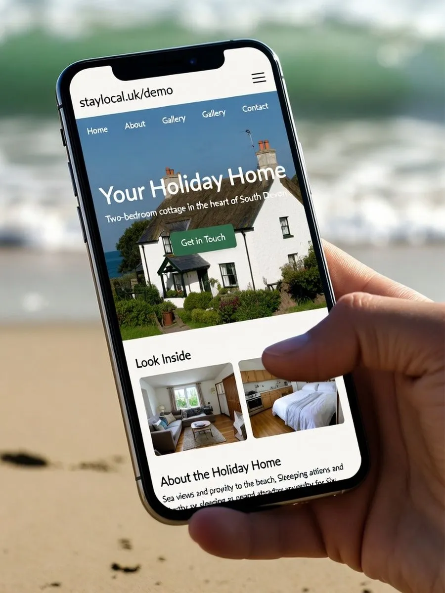 Mobile holiday site