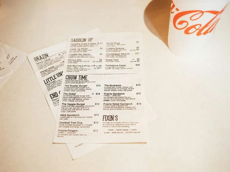 Menus