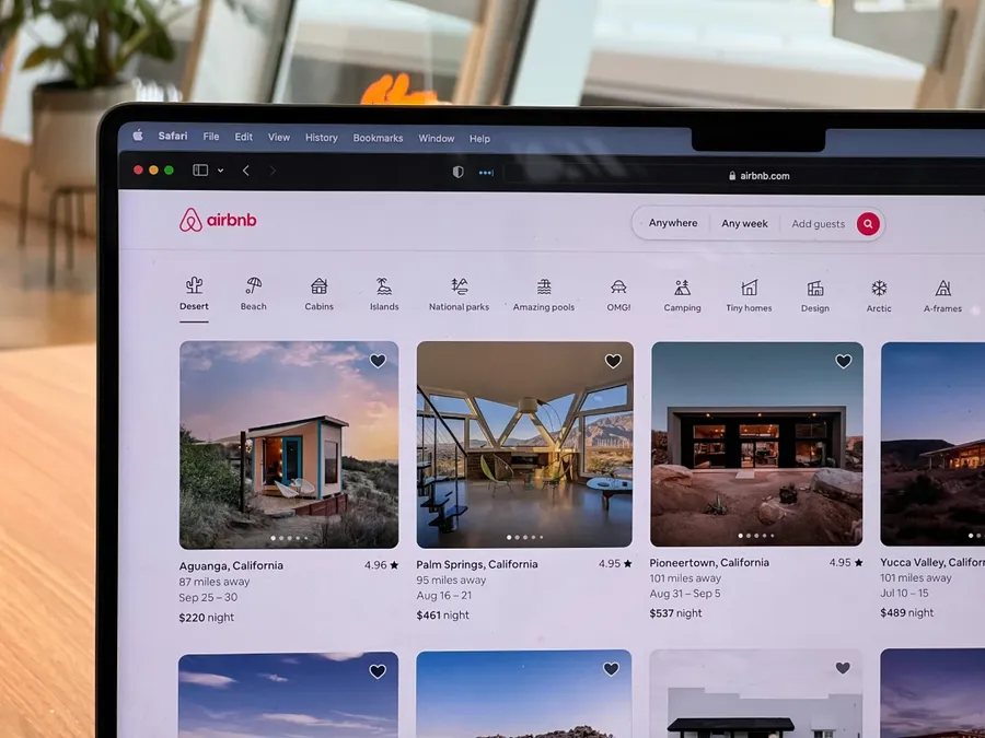 airbnb site
