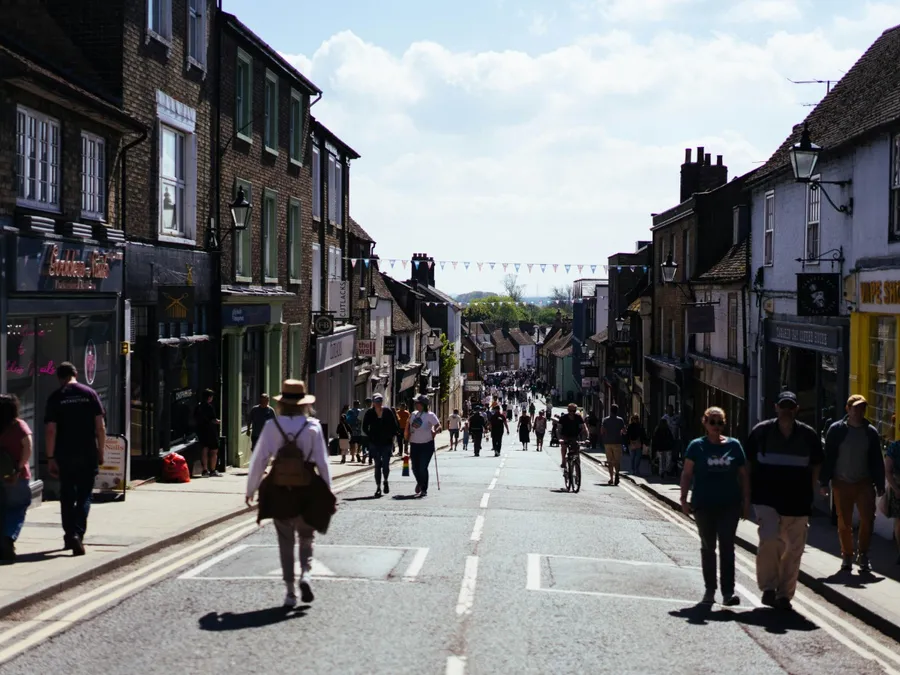 Busy street scene