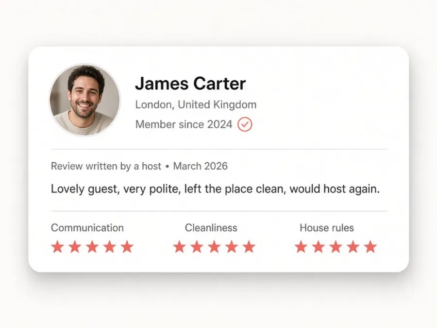 5 Star Guest review mock-up